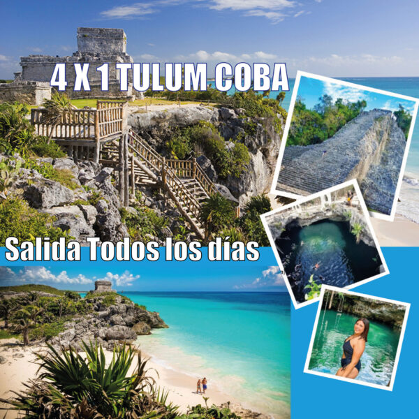 Tulum Coba Cenote 4 x 1